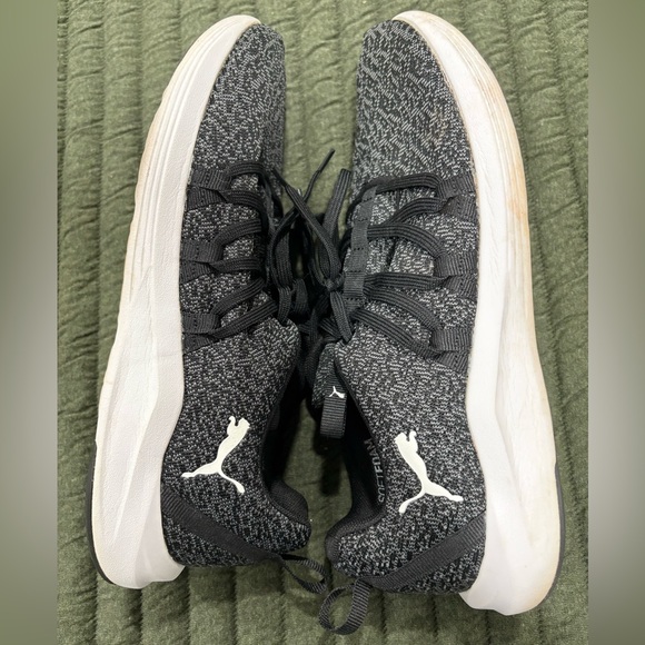 PUMA Prowl Alt Prem Mesh Sneaker Black Grey White Size 9 - Picture 6 of 7